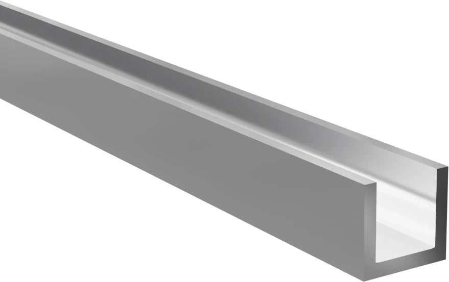 Profili U in alluminio