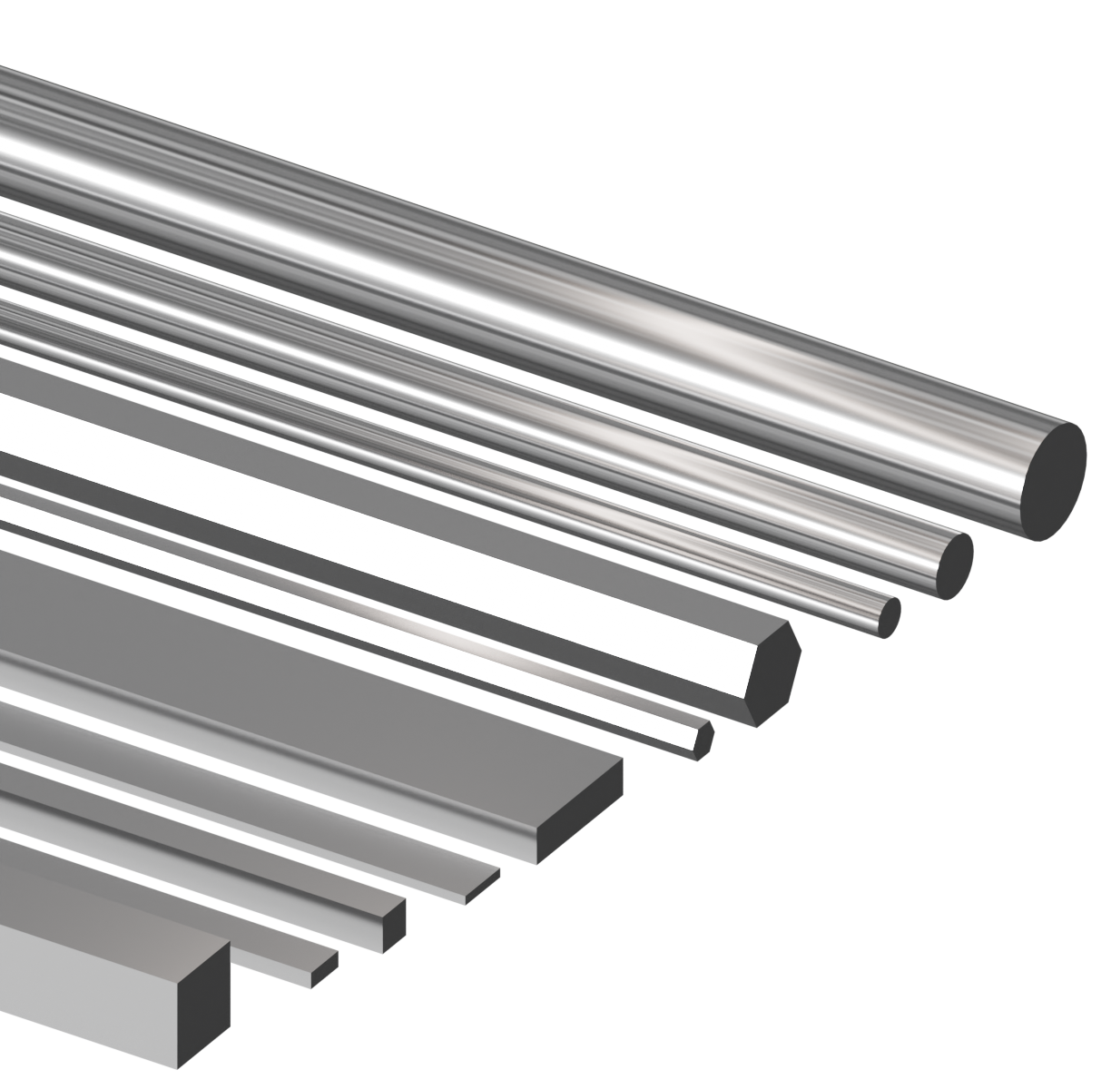 Taglio barre in alluminio