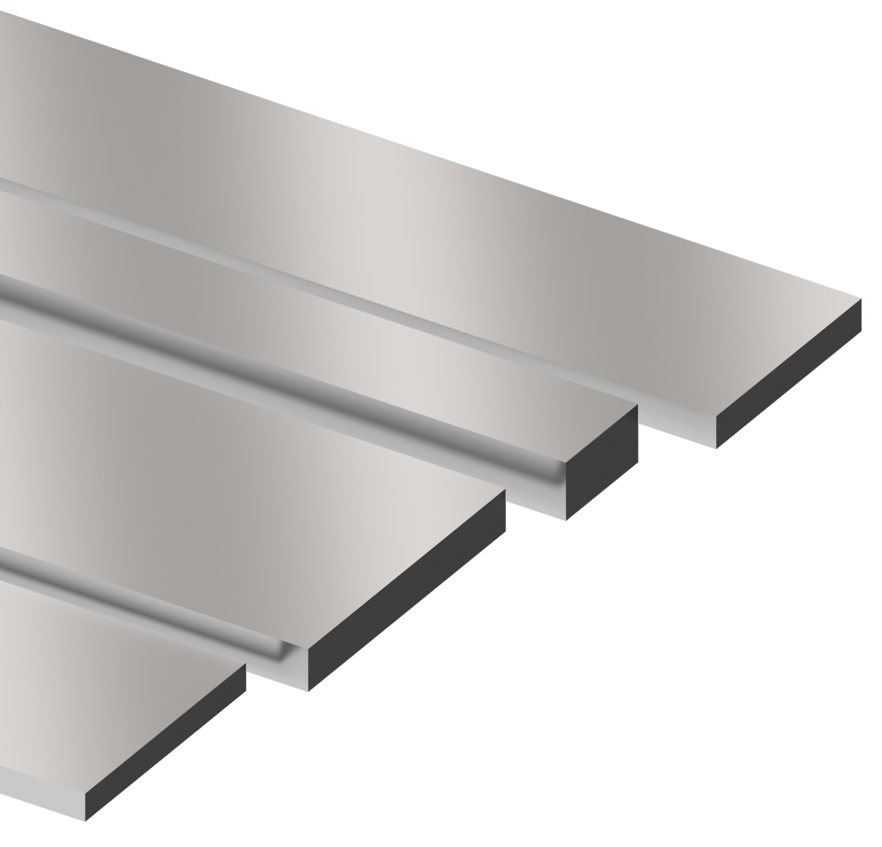 Taglio piastre in alluminio